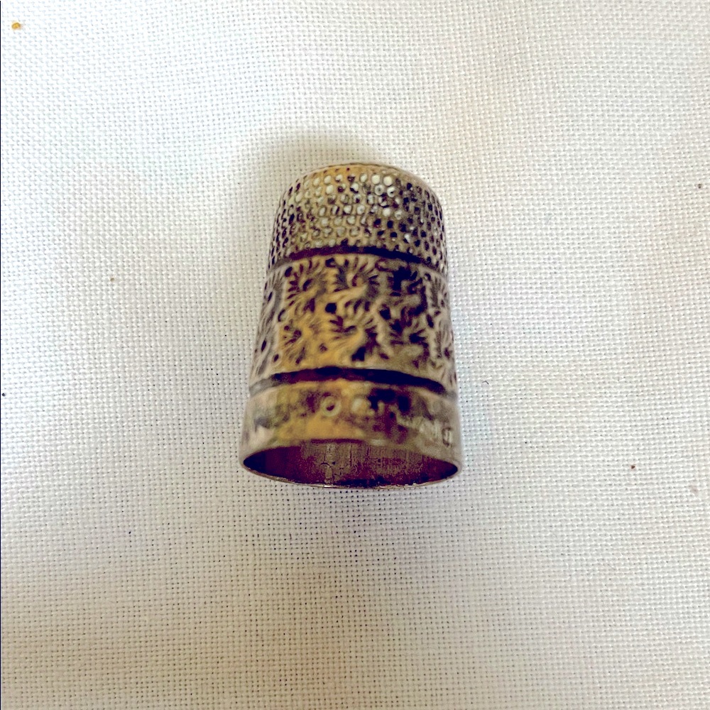 Vtg Sterling Thimble